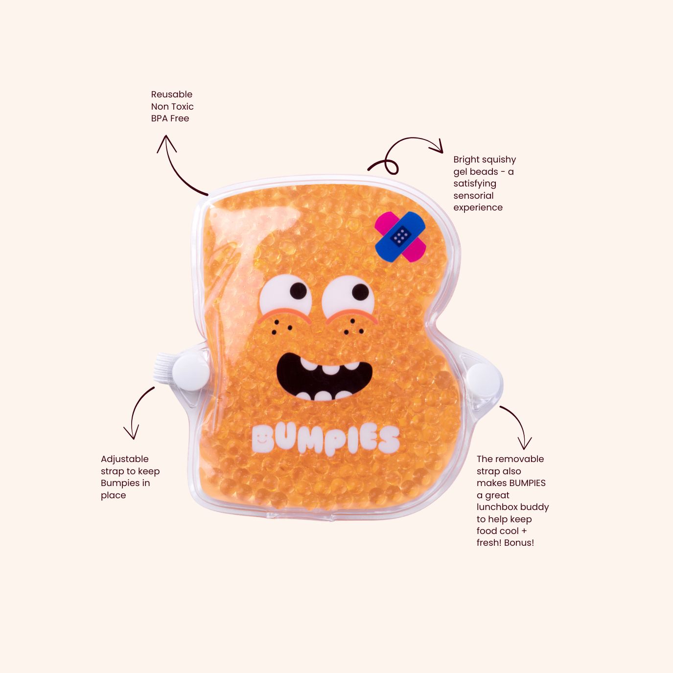 BRUISER | Reusable Hot & Cold Ice Pack for Kids