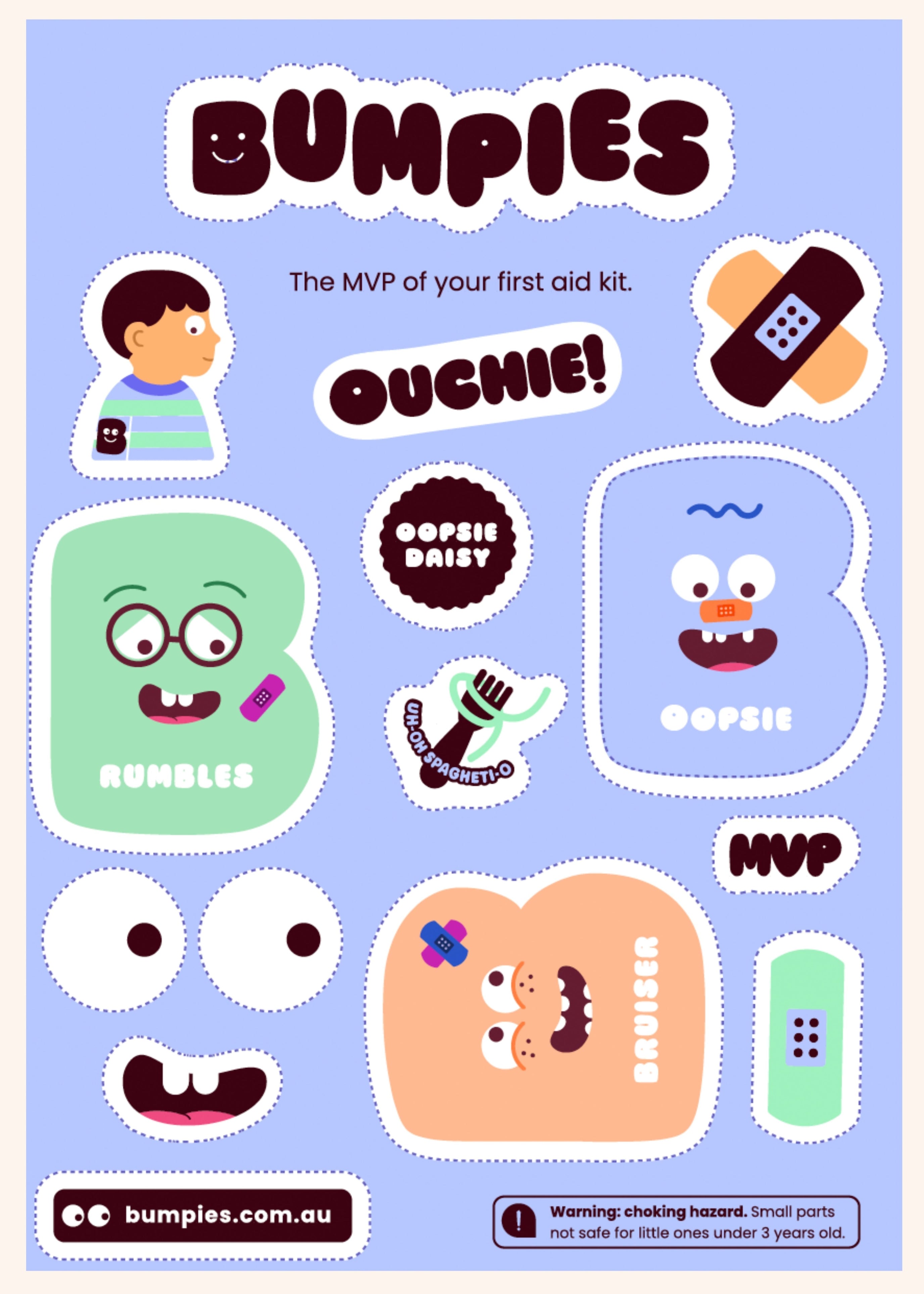 Bumpies Sticker Sheet